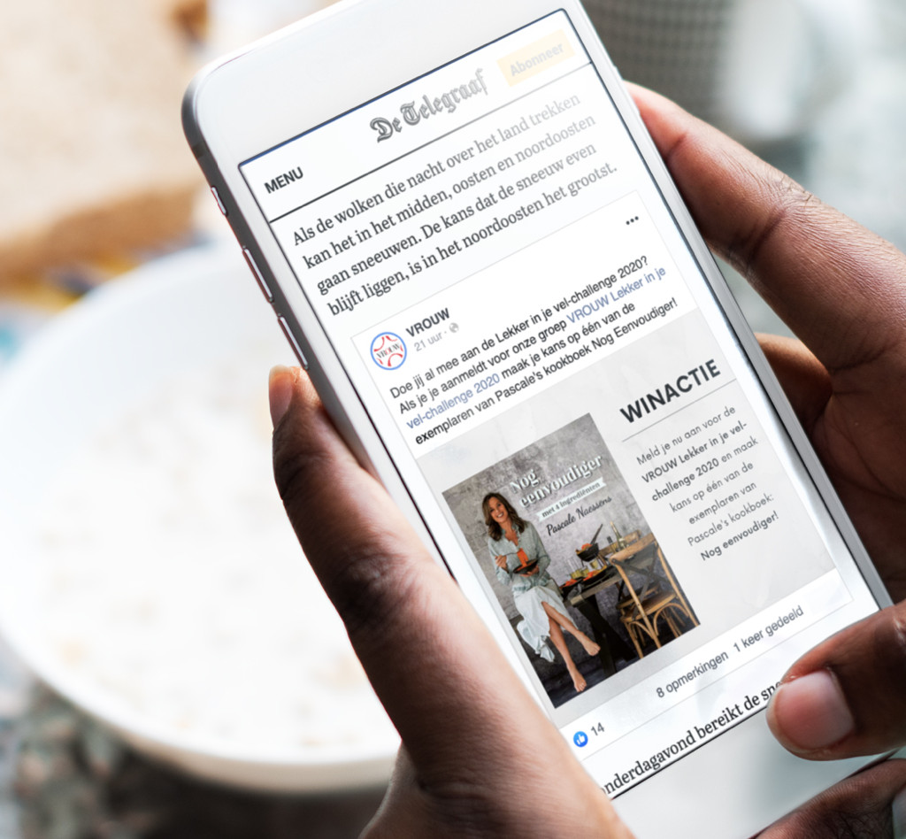 Social posts verspreiden via Mediahuis