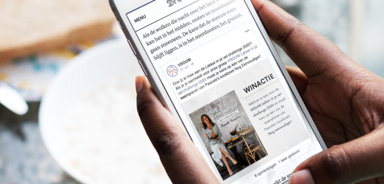 Social posts verspreiden via Mediahuis
