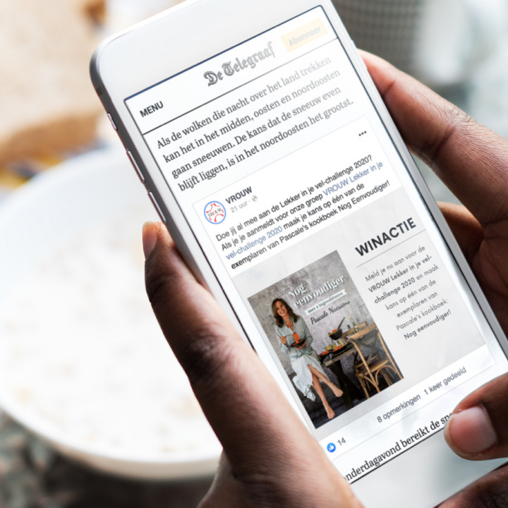 Social posts verspreiden via Mediahuis