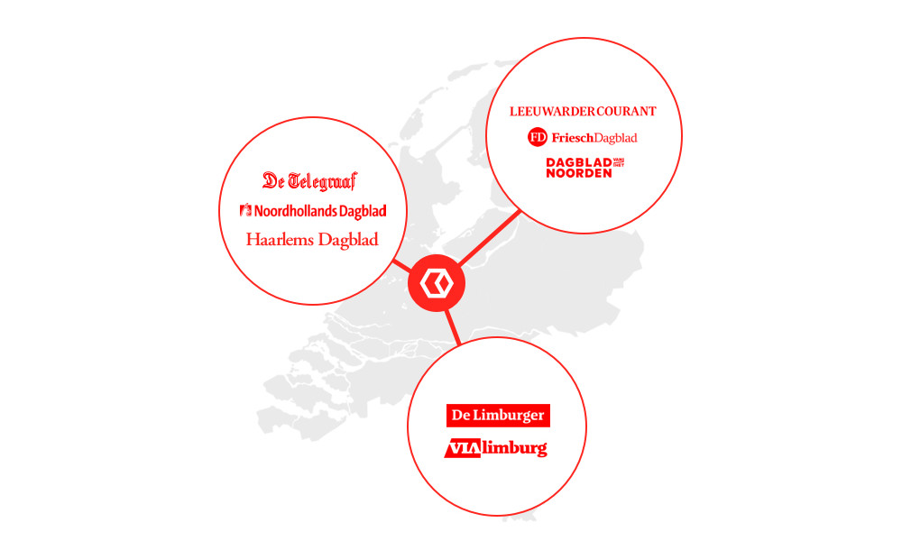 Gemakkelijk landelijk adverteren via één centraal loket met Mediahuis Connect.