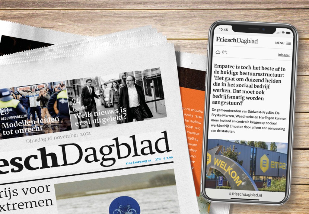 Friesch Dagblad header
