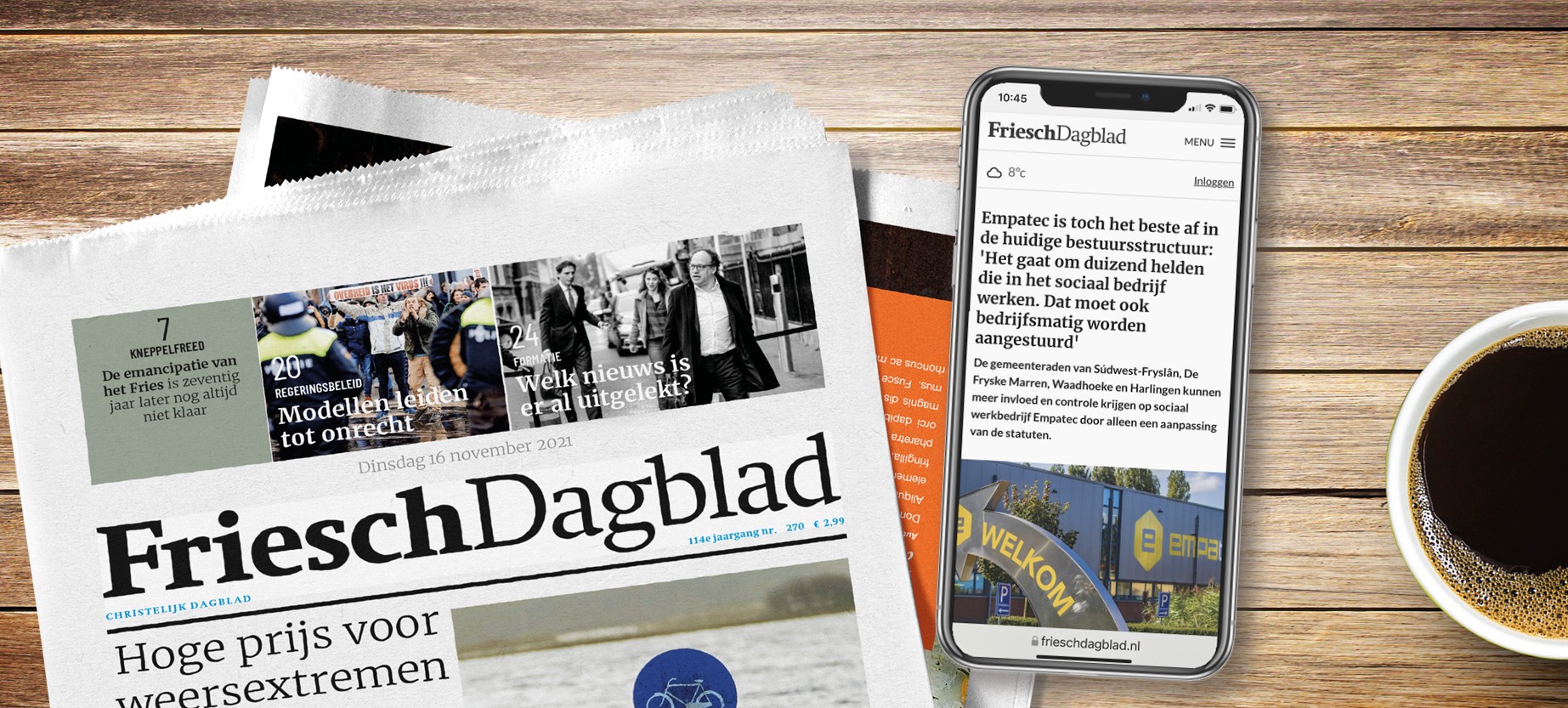 Friesch Dagblad header