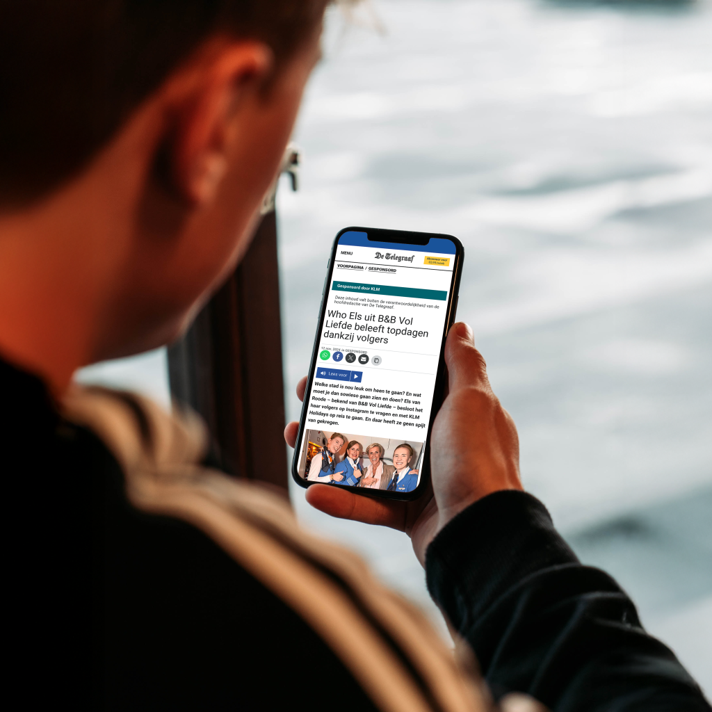 KLM Holidays De Telegraaf