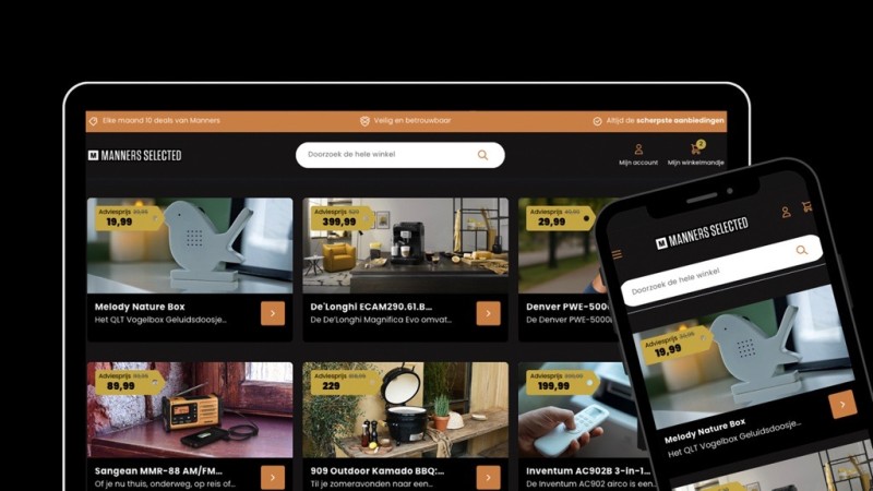 Manners start webshop Manners Selected: betaalbare lifestyle voor mannen